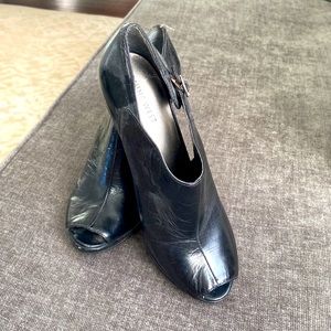 Nine West peep toe boots!